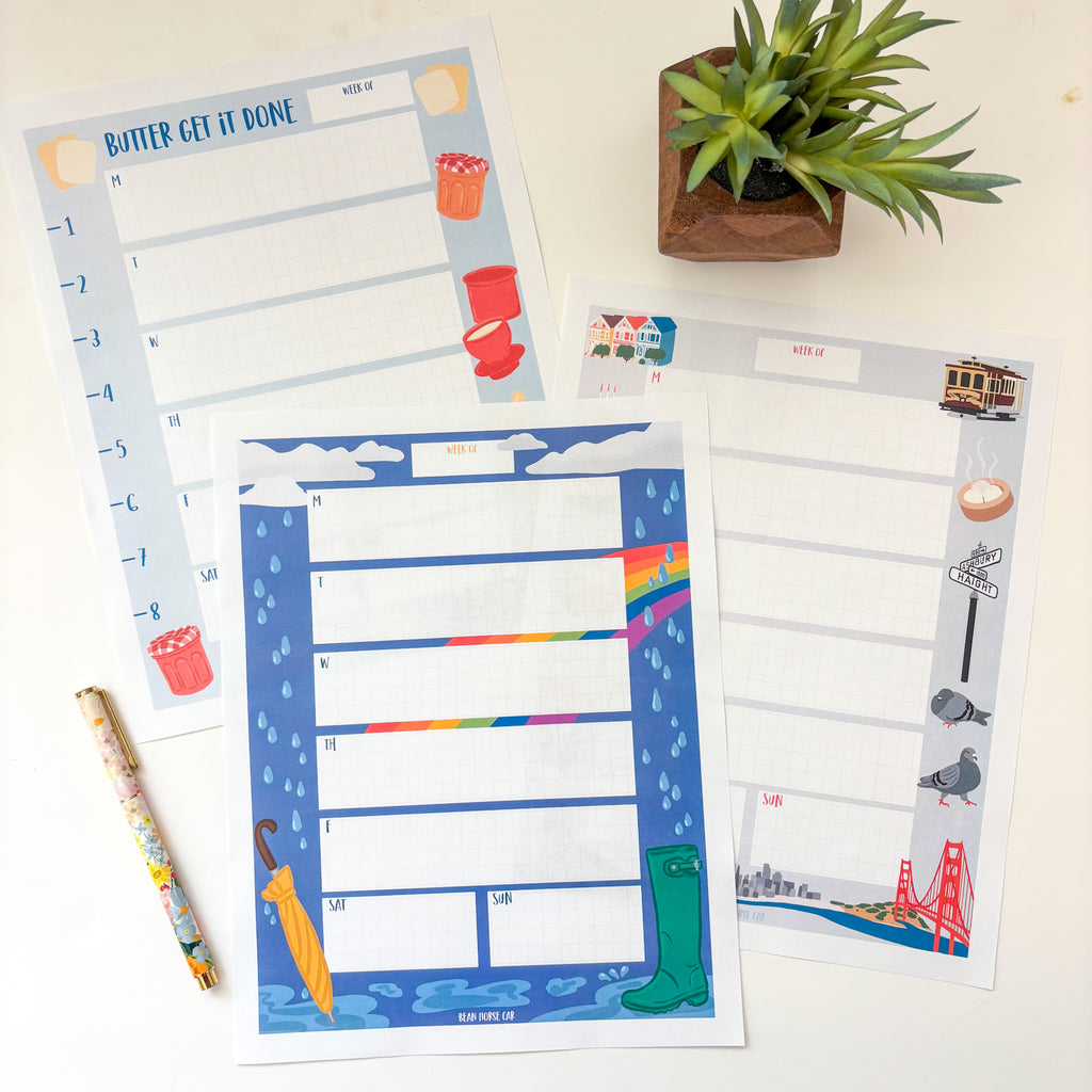 Printable Weekly Planners Spring 2026