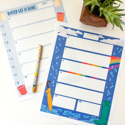 Printable Weekly Planners Spring 2026