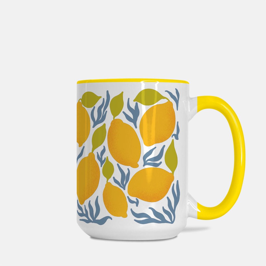 Lemon Mug (Yellow + White)