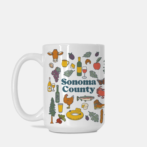 Sonoma County Souvenir Mug