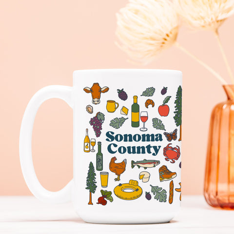 Sonoma County Souvenir Mug