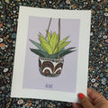 Houseplant Series: Agave Art Print