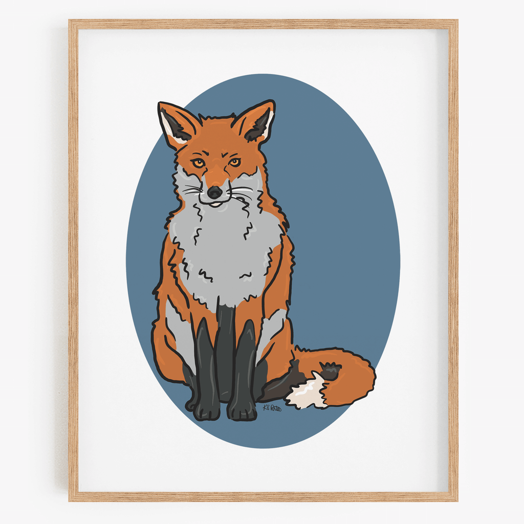 Cora the Fox Art Print 1