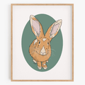 Potter the Rabbit Art Print