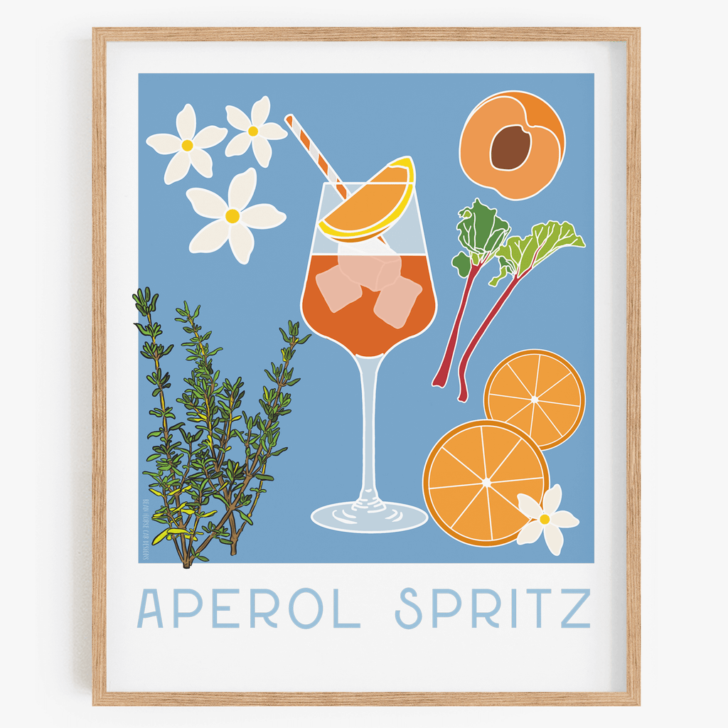 Cheers - Aperol Spritz Art Print