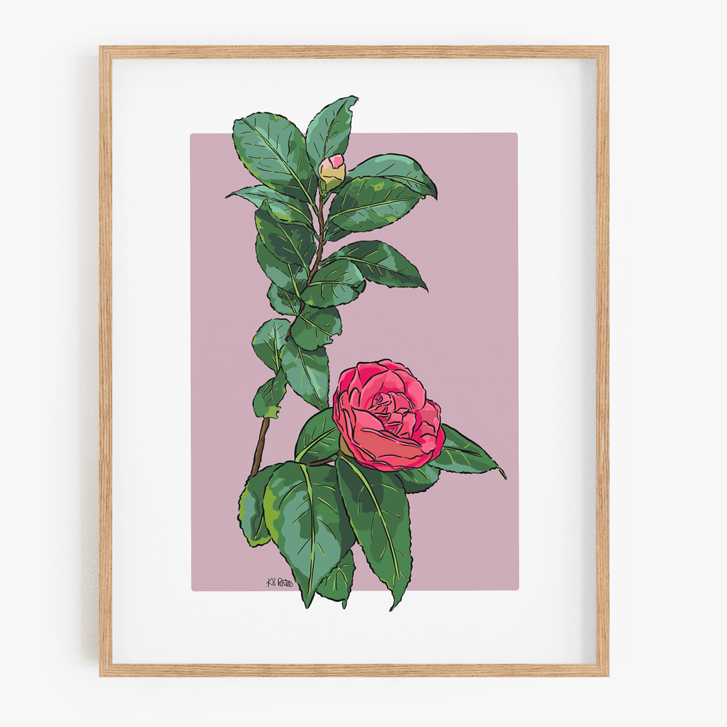 Camellia Art Print