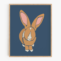 Minimalist Rabbit Art Print