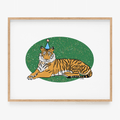 Party Tiger Art Print