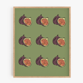 Fig Pattern Art Print