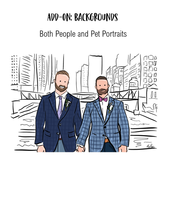 Custom Portrait - Add-on:  Background