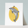 Party Dolphin Art Print