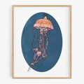 Party Jellyfish Art Print