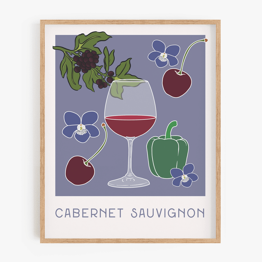 Cheers - Cabernet Sauvignon Art Print