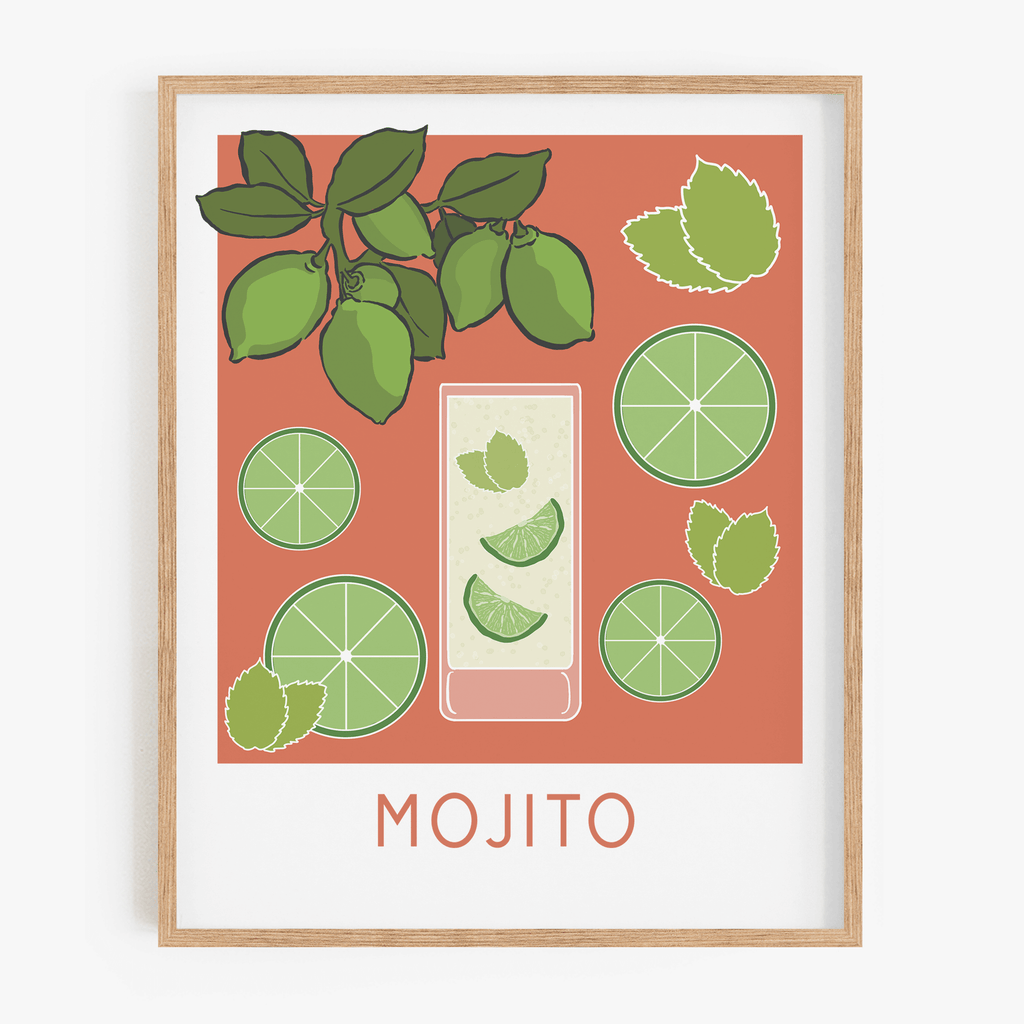 Cheers - Mojito Art Print