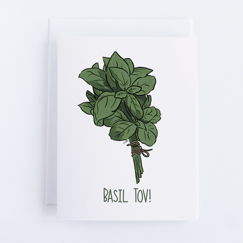 Basil Tov! Greeting Card