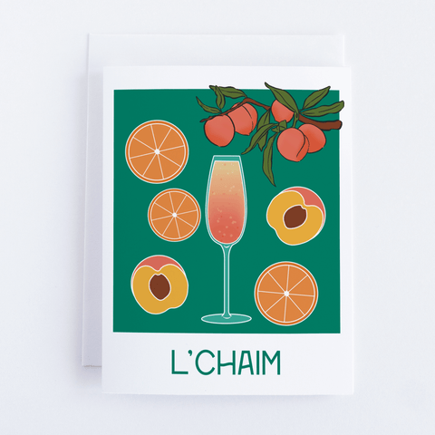 Cheers - L'Chaim - Bellini Greeting Card