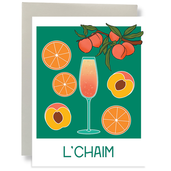Cheers - L'Chaim - Bellini Greeting Card
