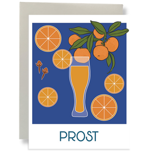 Cheers - Prost - Hefeweizen Greeting Card