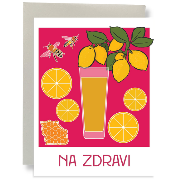 Cheers - Na Zdravi - Pilsner Greeting Card