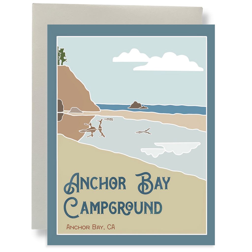 Anchor Bay Campground Greeting Card