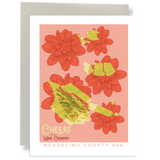 Cheers From Wine Country - Mendocino AVA Greeting Card