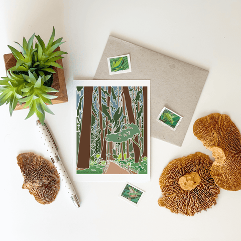 Armstrong Woods Greeting Card