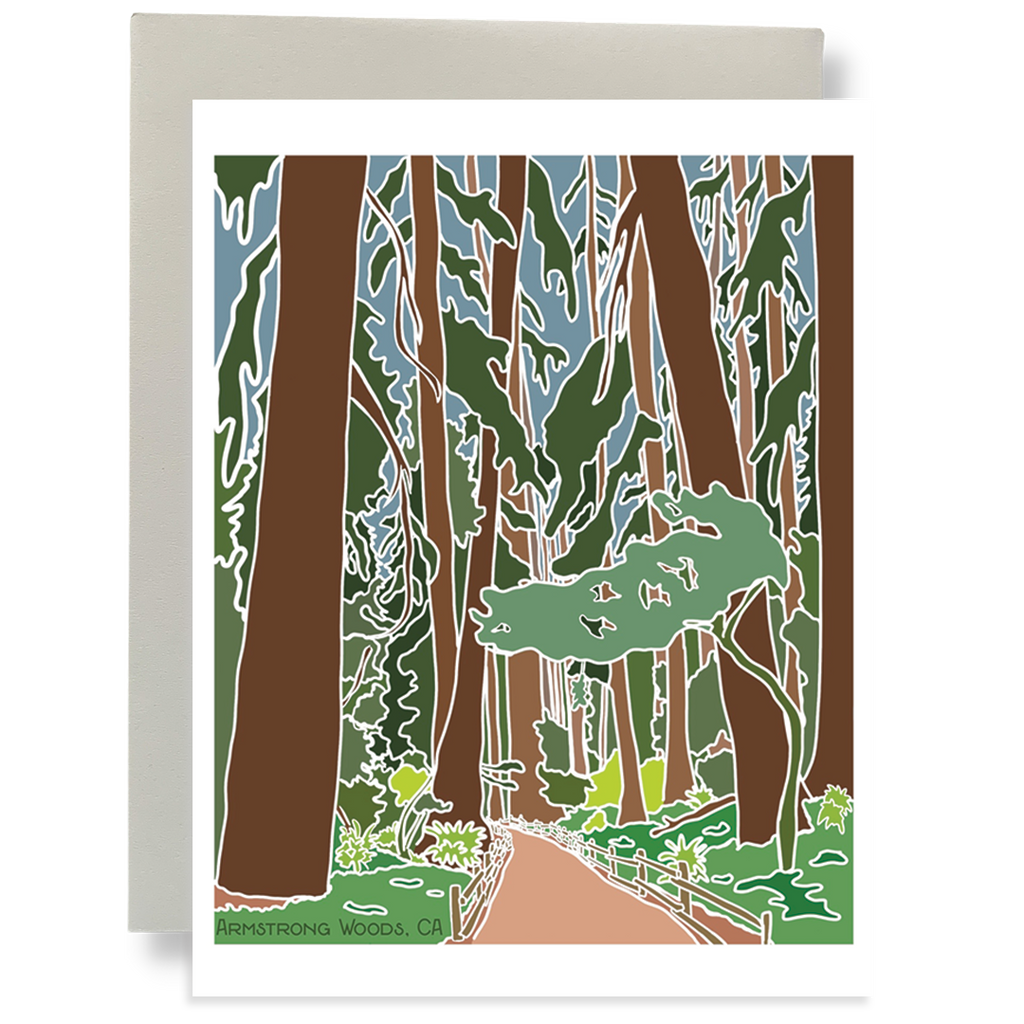 Armstrong Woods Greeting Card