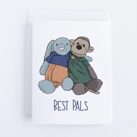 Best Pals Greeting Card