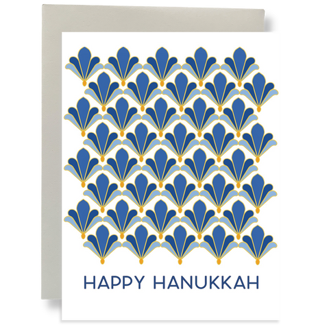 Art Deco Hanukkah Greeting Card