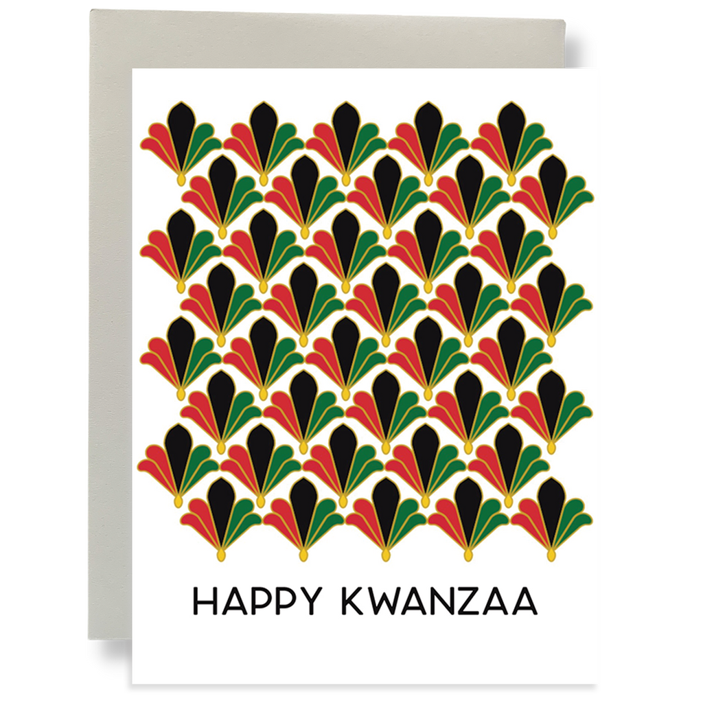 Art Deco Kwanzaa Greeting Card