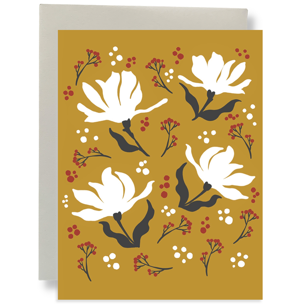 Box Set - Gold Holiday Floral