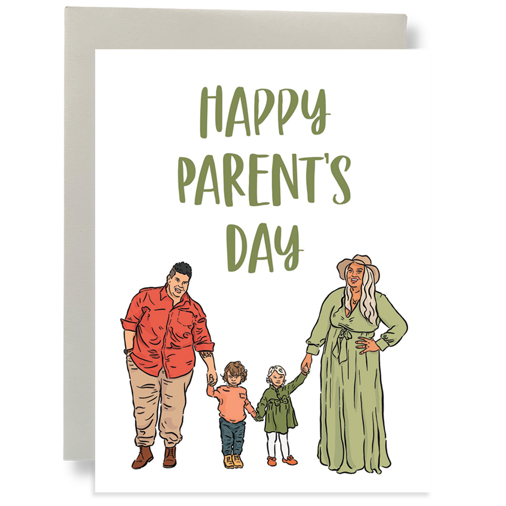 Happy Parent's Day - Family Greeting Card