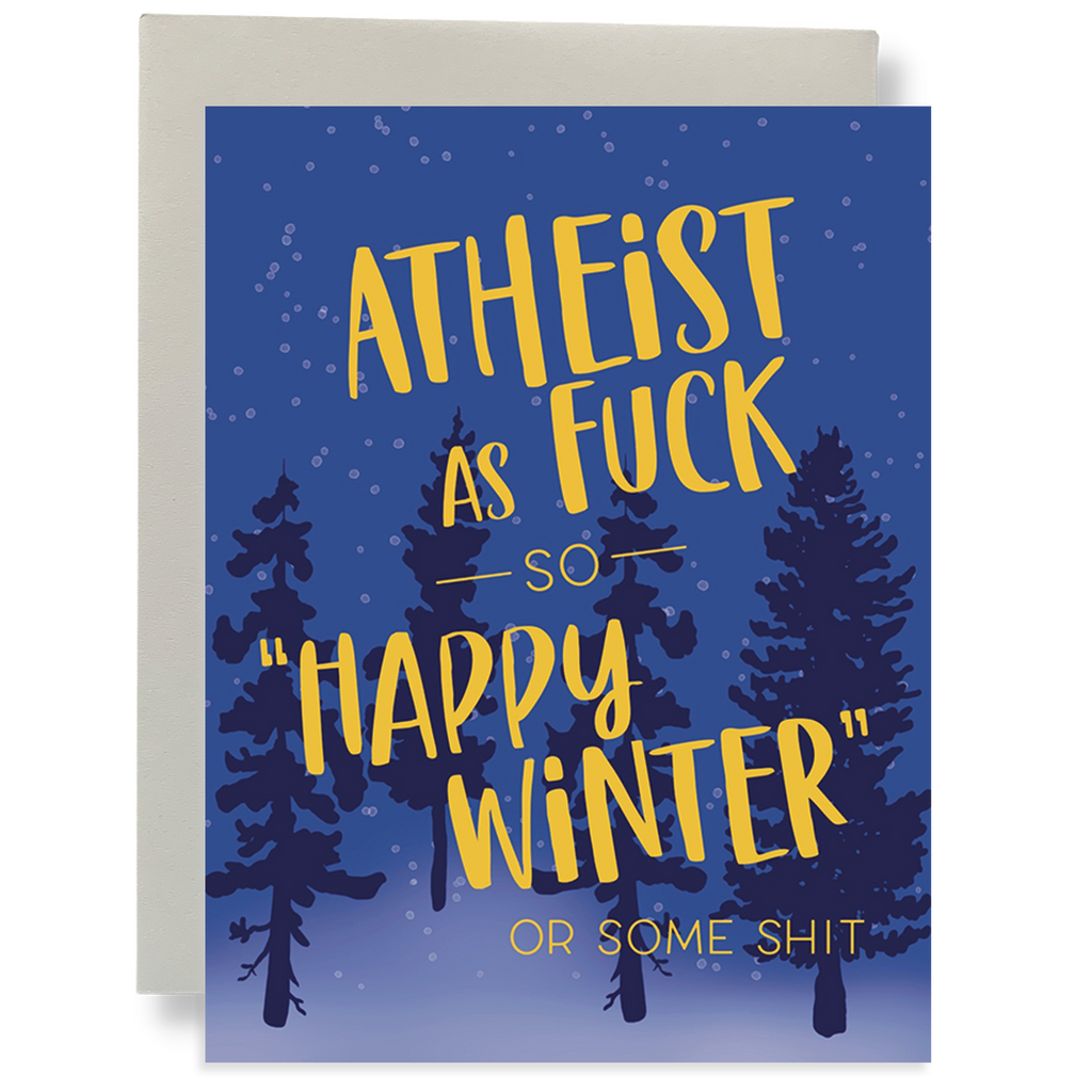 Atheist AF Greeting Card