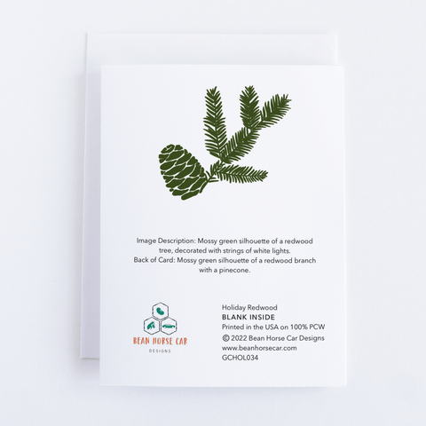 Holiday Redwood Greeting Card