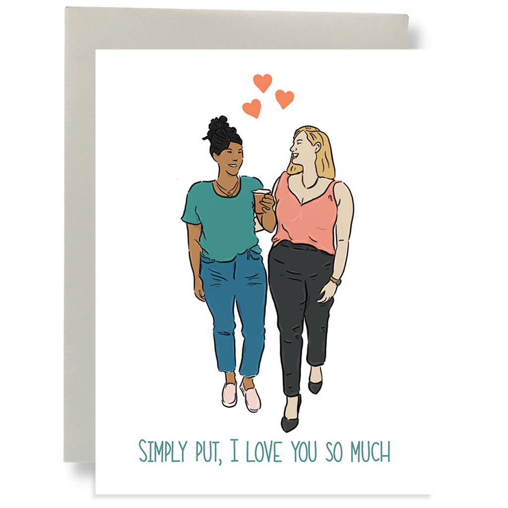 Simply Put - I Love You So Much Greeting Card