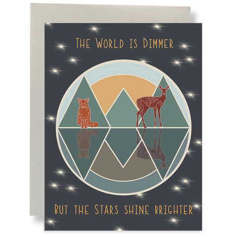 The Stars Shine Brighter Greeting Card
