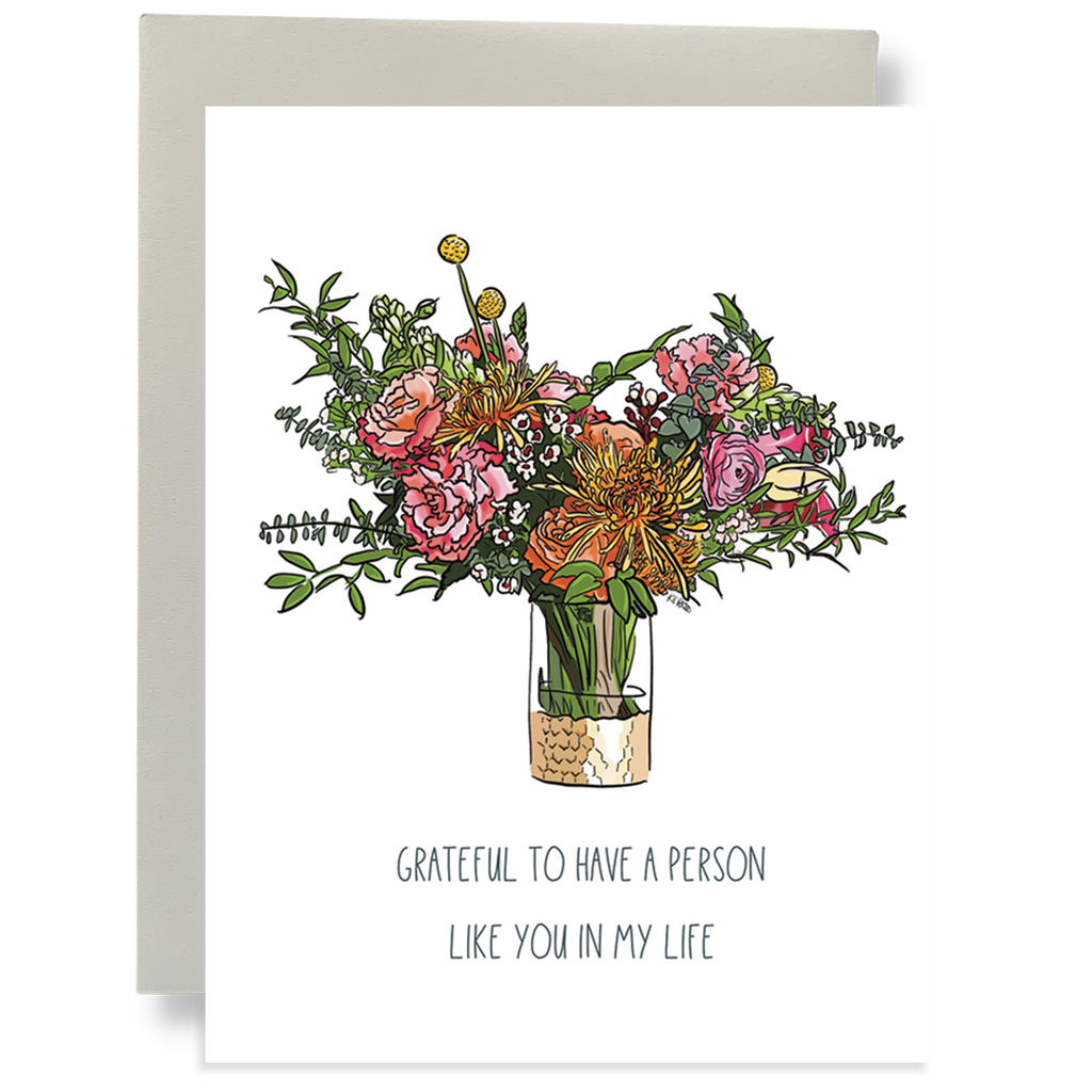 Grateful Bouquet Greeting Card