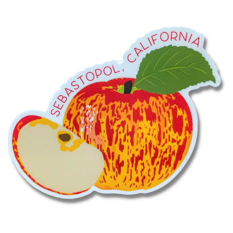 Gravenstein Apple - Sebastopol CA Sticker