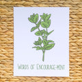 Words of Encourage-Mint Art Print