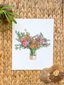 Flower Bouquet - Grateful Art Print