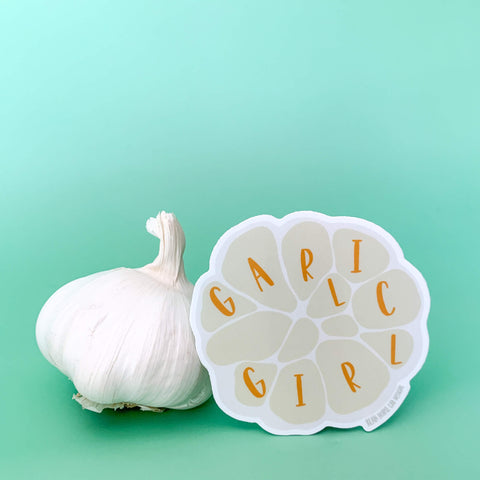 Garlic Girl Sticker