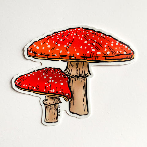 Fly Agaric Red Mushroom Sticker