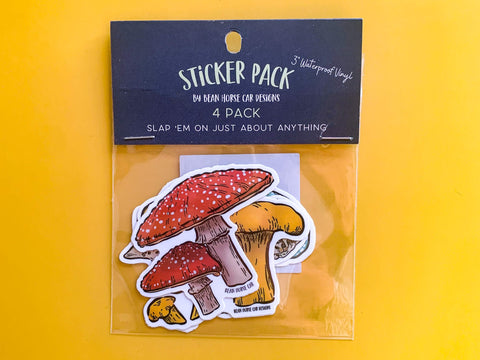 Mushrooms Sticker Pack
