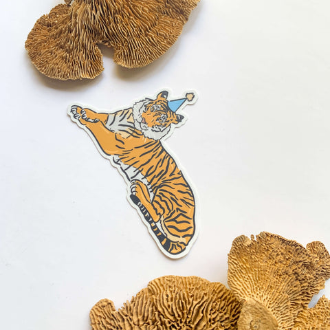 Party Tiger Sticker