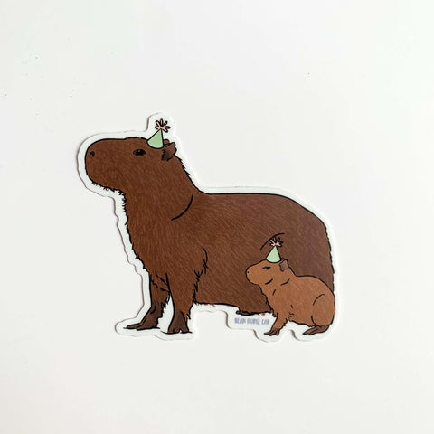 Party Capybaras Sticker