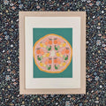 Citrus Wheel Art Print